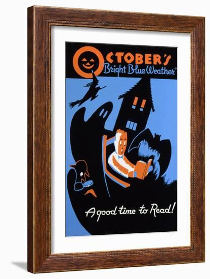 Reading Poster-Albert M. Bender-Framed Giclee Print