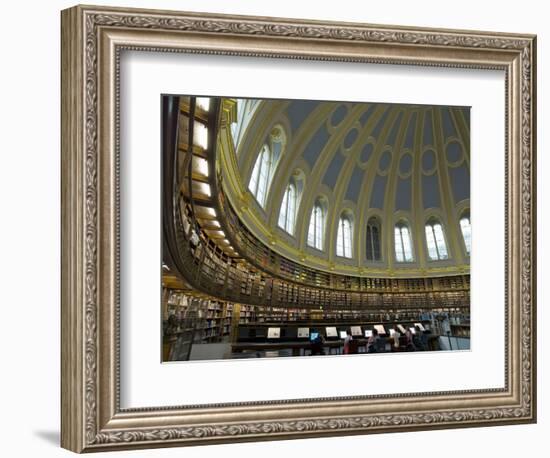 Reading Room, British Museum, London, England, United Kingdom-Charles Bowman-Framed Photographic Print