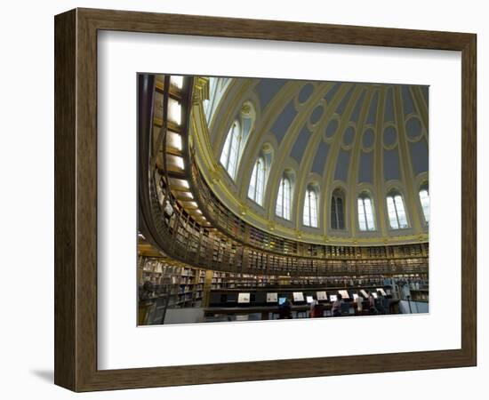 Reading Room, British Museum, London, England, United Kingdom-Charles Bowman-Framed Photographic Print