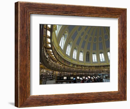 Reading Room, British Museum, London, England, United Kingdom-Charles Bowman-Framed Photographic Print