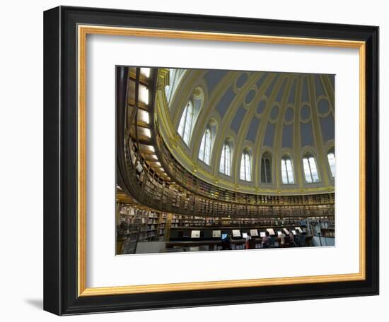 Reading Room, British Museum, London, England, United Kingdom-Charles Bowman-Framed Photographic Print