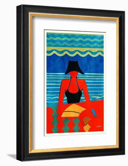 Reading, Swimming and You-Bo Anderson-Framed Photographic Print