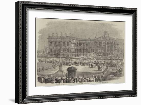 Reading the Queen's Proclamation at Calcutta-null-Framed Giclee Print