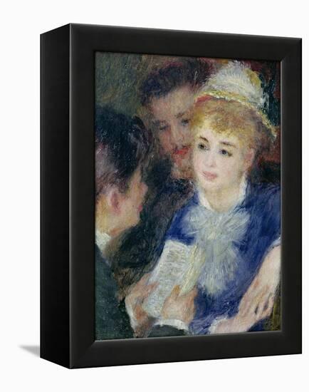 Reading the Role-Pierre-Auguste Renoir-Framed Premier Image Canvas