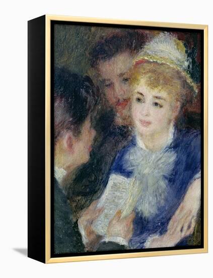 Reading the Role-Pierre-Auguste Renoir-Framed Premier Image Canvas
