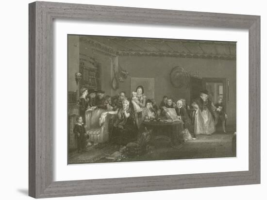 Reading the Will-Sir David Wilkie-Framed Giclee Print