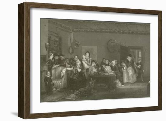 Reading the Will-Sir David Wilkie-Framed Giclee Print