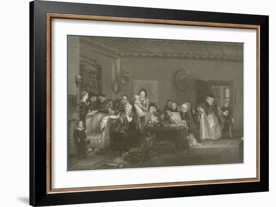 Reading the Will-Sir David Wilkie-Framed Giclee Print