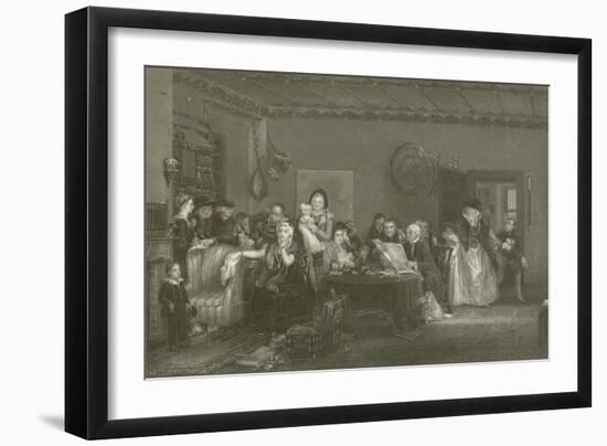 Reading the Will-Sir David Wilkie-Framed Giclee Print