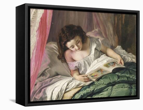 Reading Time-Sophie Anderson-Framed Premier Image Canvas