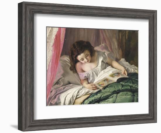 Reading Time-Sophie Anderson-Framed Giclee Print