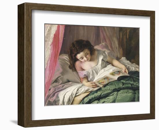 Reading Time-Sophie Anderson-Framed Giclee Print