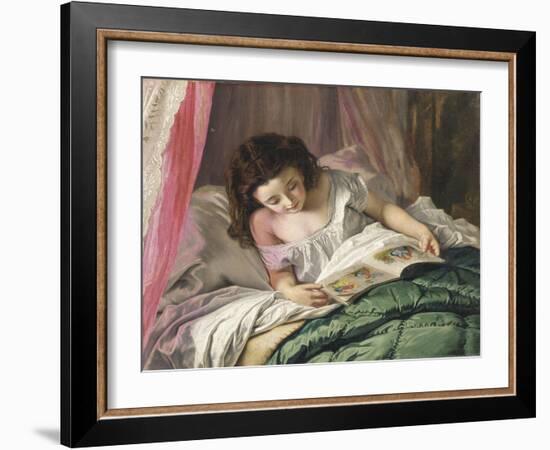 Reading Time-Sophie Anderson-Framed Giclee Print