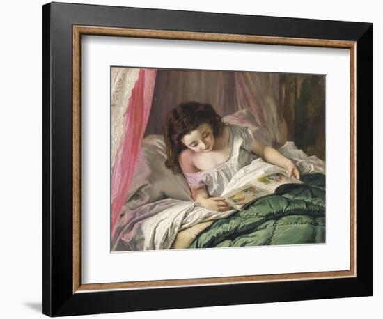 Reading Time-Sophie Anderson-Framed Premium Giclee Print