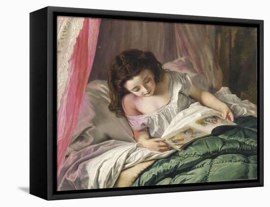 Reading Time-Sophie Anderson-Framed Premier Image Canvas