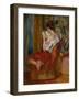 Reading Woman, circa 1900-Pierre-Auguste Renoir-Framed Giclee Print