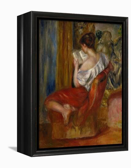 Reading Woman, circa 1900-Pierre-Auguste Renoir-Framed Premier Image Canvas