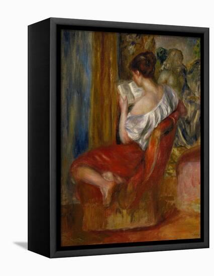 Reading Woman, circa 1900-Pierre-Auguste Renoir-Framed Premier Image Canvas