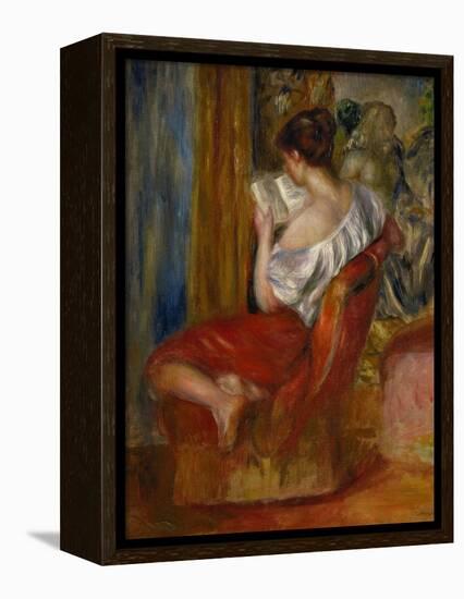 Reading Woman, circa 1900-Pierre-Auguste Renoir-Framed Premier Image Canvas