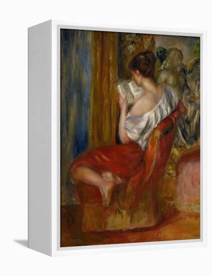 Reading Woman, circa 1900-Pierre-Auguste Renoir-Framed Premier Image Canvas