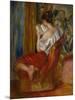 Reading Woman, circa 1900-Pierre-Auguste Renoir-Mounted Giclee Print