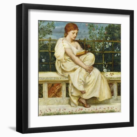 Reading-Sir Edward John Poynter-Framed Premium Giclee Print