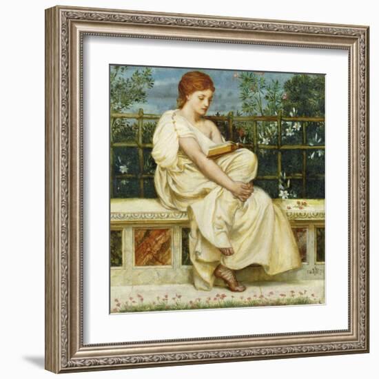 Reading-Sir Edward John Poynter-Framed Premium Giclee Print