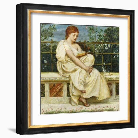 Reading-Sir Edward John Poynter-Framed Premium Giclee Print