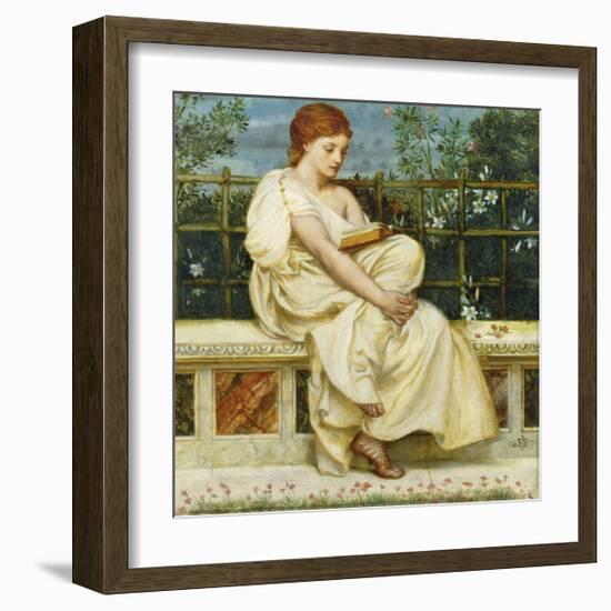 Reading-Sir Edward John Poynter-Framed Premium Giclee Print