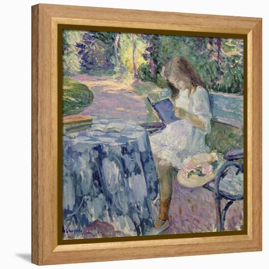 Reading-Henri Lebasque-Framed Premier Image Canvas