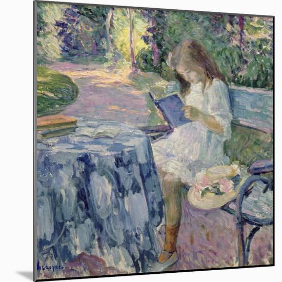 Reading-Henri Lebasque-Mounted Giclee Print