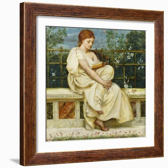 Reading-Edward John Poynter-Framed Giclee Print