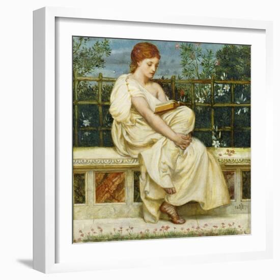 Reading-Edward John Poynter-Framed Giclee Print