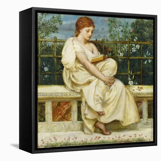 Reading-Edward John Poynter-Framed Premier Image Canvas