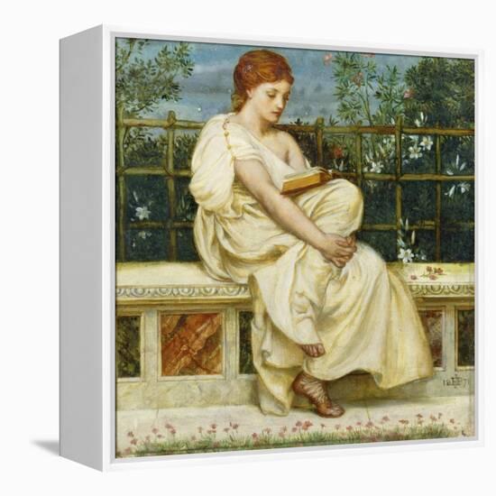 Reading-Edward John Poynter-Framed Premier Image Canvas