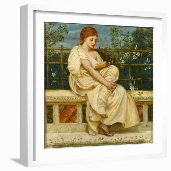 Reading-Edward John Poynter-Framed Giclee Print