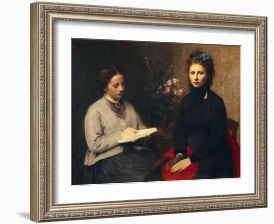 Reading-Henri Fantin-Latour-Framed Giclee Print