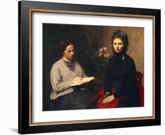 Reading-Henri Fantin-Latour-Framed Giclee Print