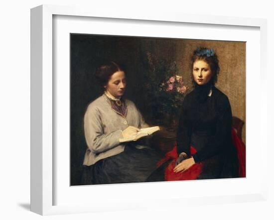 Reading-Henri Fantin-Latour-Framed Giclee Print