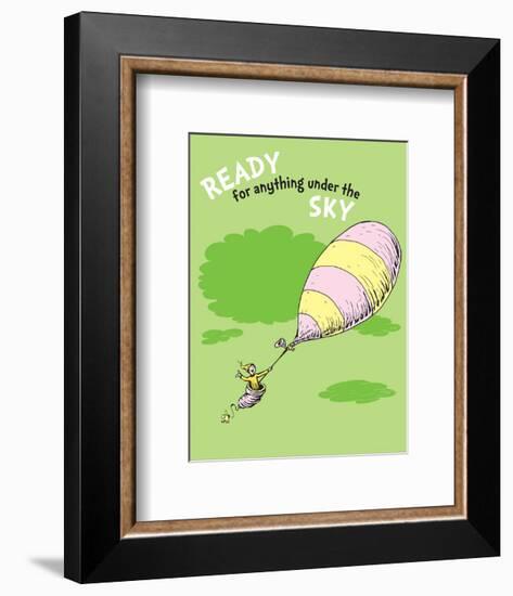 Ready for Anything (green)-Theodor (Dr. Seuss) Geisel-Framed Art Print