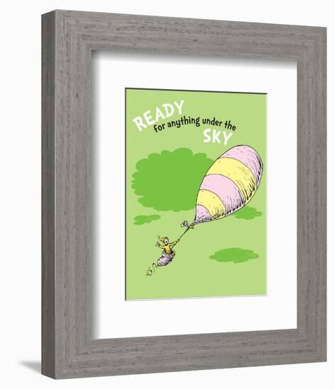 Ready for Anything (green)-Theodor (Dr. Seuss) Geisel-Framed Art Print