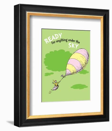 Ready for Anything (green)-Theodor (Dr. Seuss) Geisel-Framed Art Print