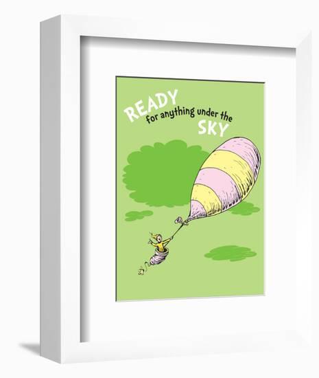 Ready for Anything (green)-Theodor (Dr. Seuss) Geisel-Framed Art Print