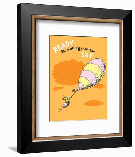 Ready for Anything (orange)-Theodor (Dr. Seuss) Geisel-Framed Art Print