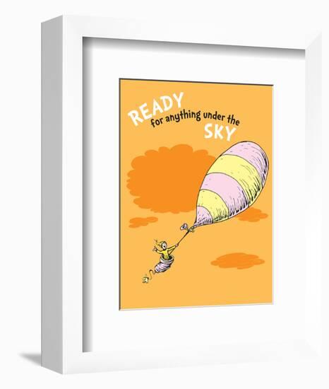 Ready for Anything (orange)-Theodor (Dr. Seuss) Geisel-Framed Art Print