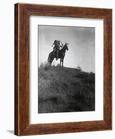 Ready for the Charge-Edward S^ Curtis-Framed Art Print