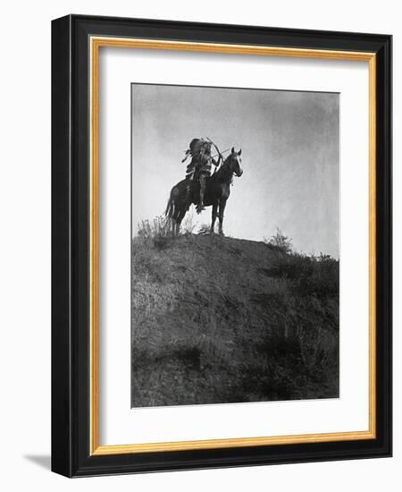 Ready for the Charge-Edward S^ Curtis-Framed Art Print