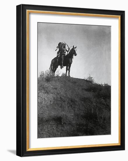 Ready for the Charge-Edward S^ Curtis-Framed Art Print