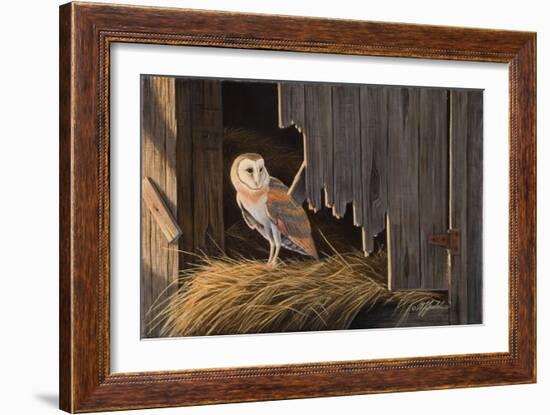 Ready for the Hunt Barn Owl-Wilhelm Goebel-Framed Giclee Print