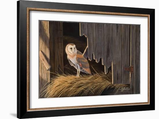 Ready for the Hunt Barn Owl-Wilhelm Goebel-Framed Giclee Print